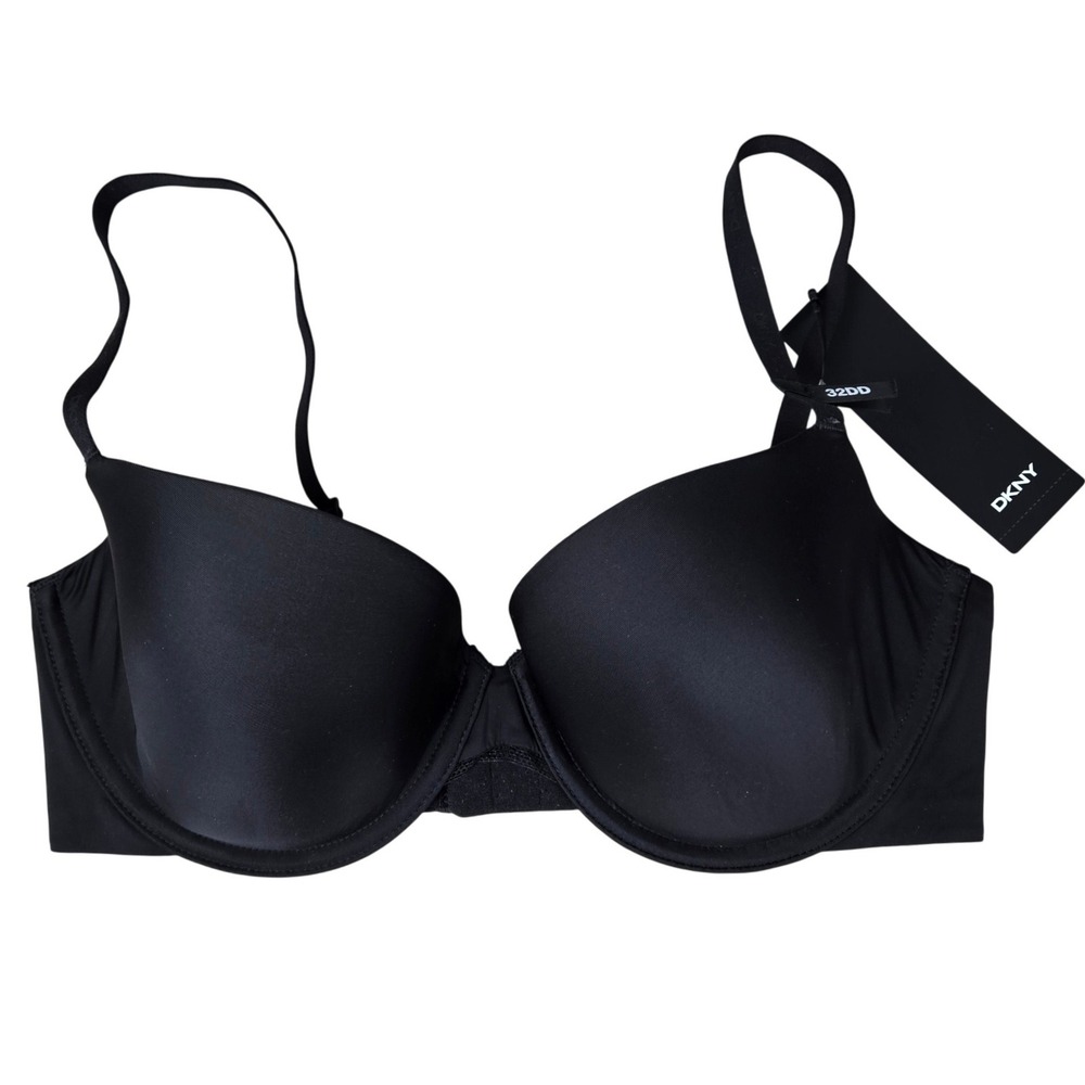 DKNY Litewear Spacer T-Shirt Bra Black Underwire DK4001 32DD